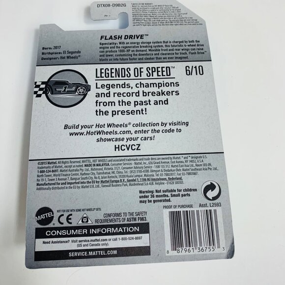 Hot Wheels Lot of 6 Die Cast Cars Mattel VTG Funny Tooned Factory Fresh Legends - Picture 13 of 15